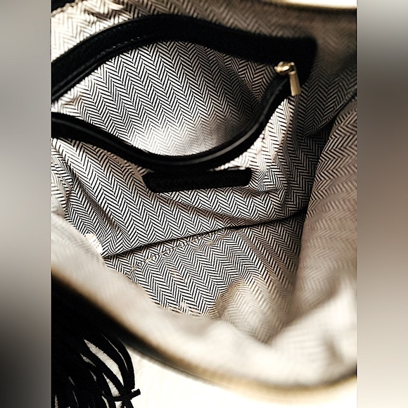 Steve Madden Pebbled Clutch with Fringes - discontinued style. - Picture 10 of 15